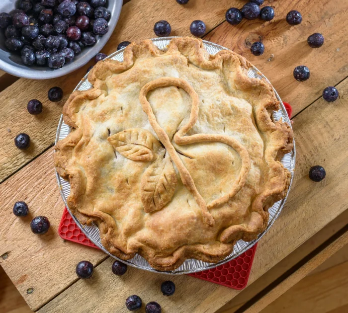 Blueberry Pastry Top
